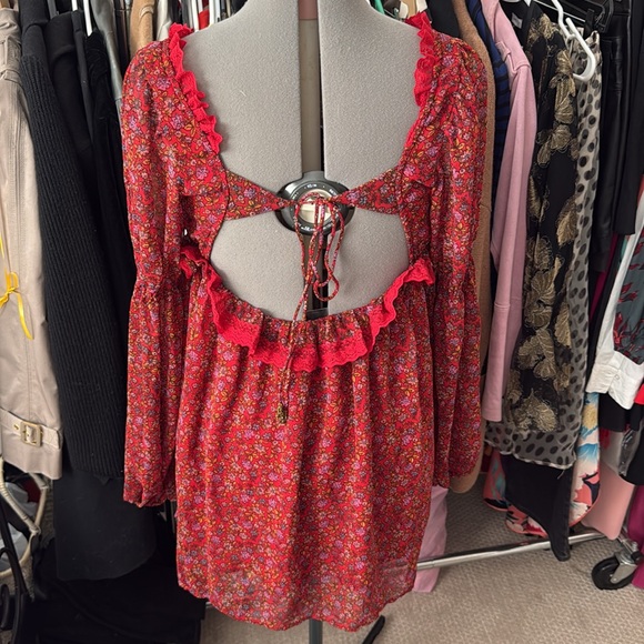 Free People Red Dress - Picture 5 of 10